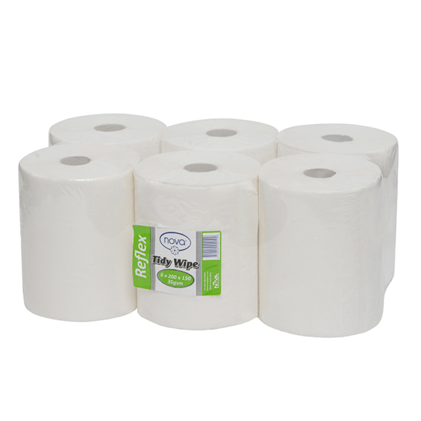 Nova Tidy Wipes (Reflex) 6×200×150m | 35gsm