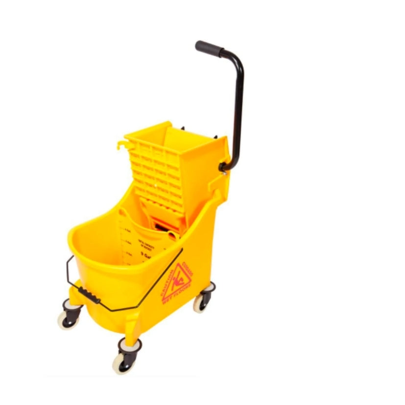33L Mop Bucket with Divider & Wringer