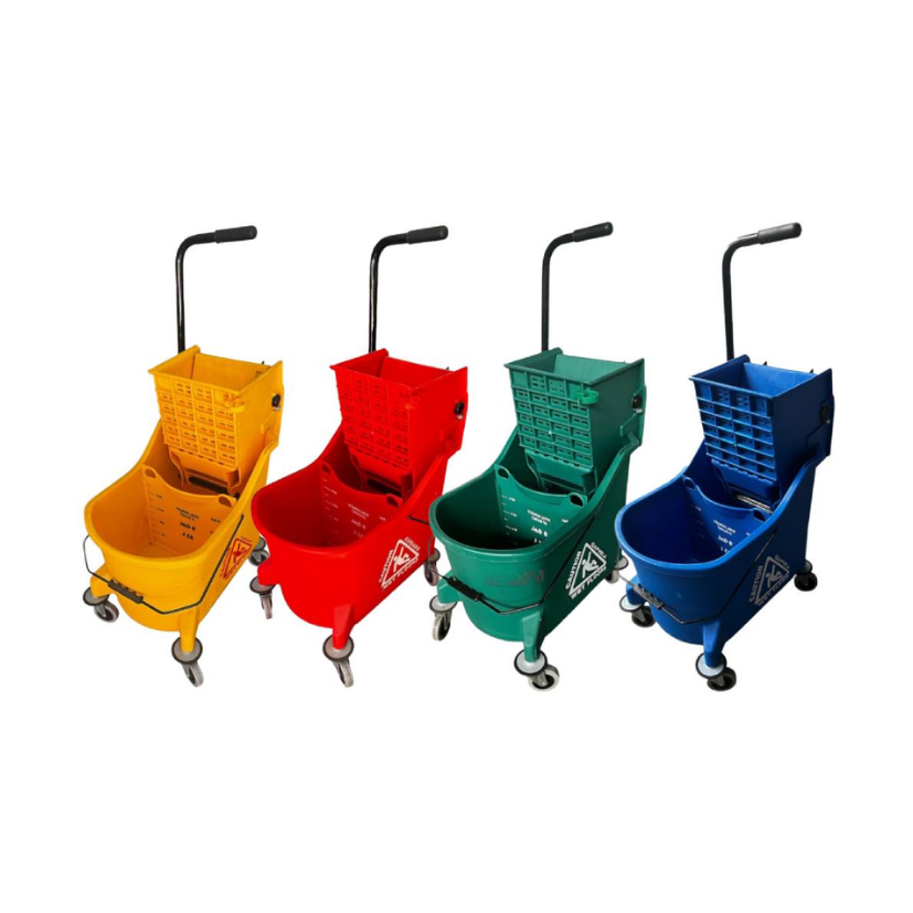 33L Mop Bucket with Divider & Wringer
