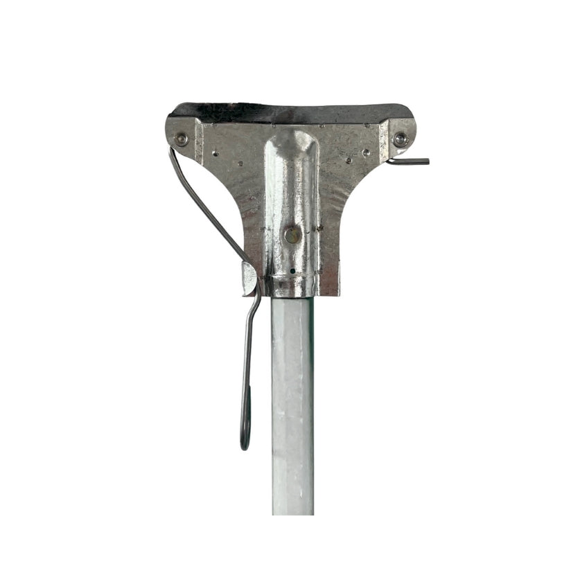 PVC Coated Fan Mop Wooden Handle with Metal Clip