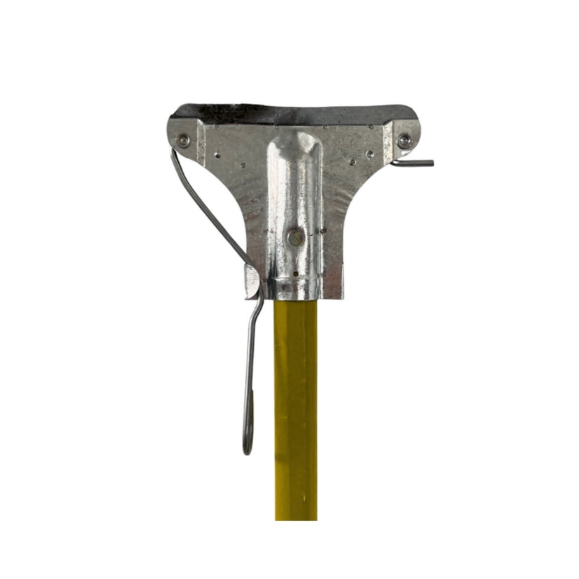 PVC Coated Fan Mop Wooden Handle with Metal Clip