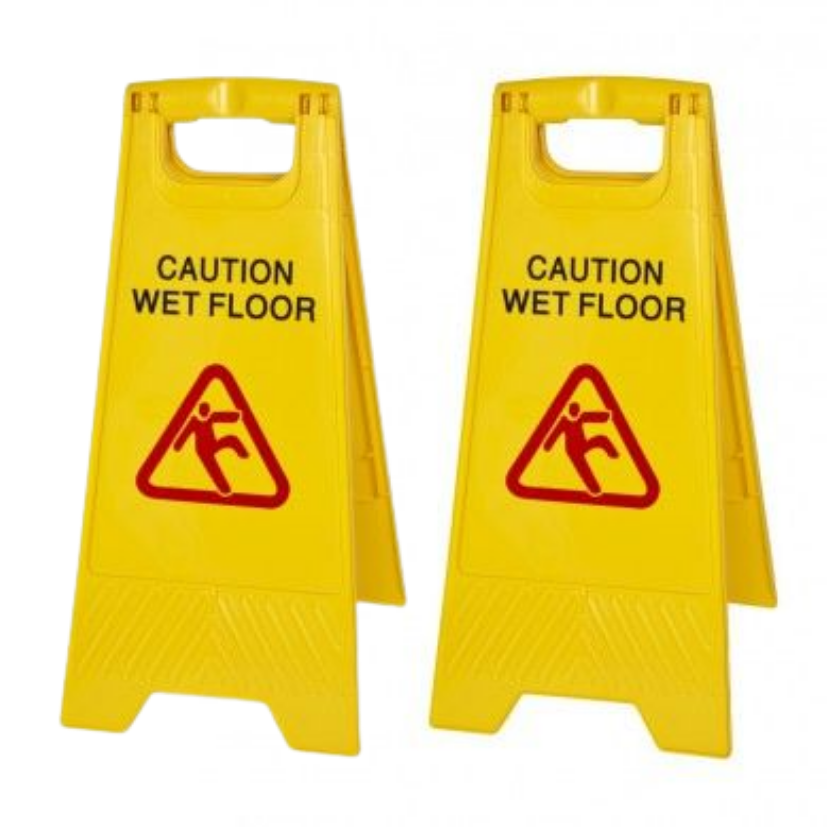 Sign Wet Floor (2-Piece Set)