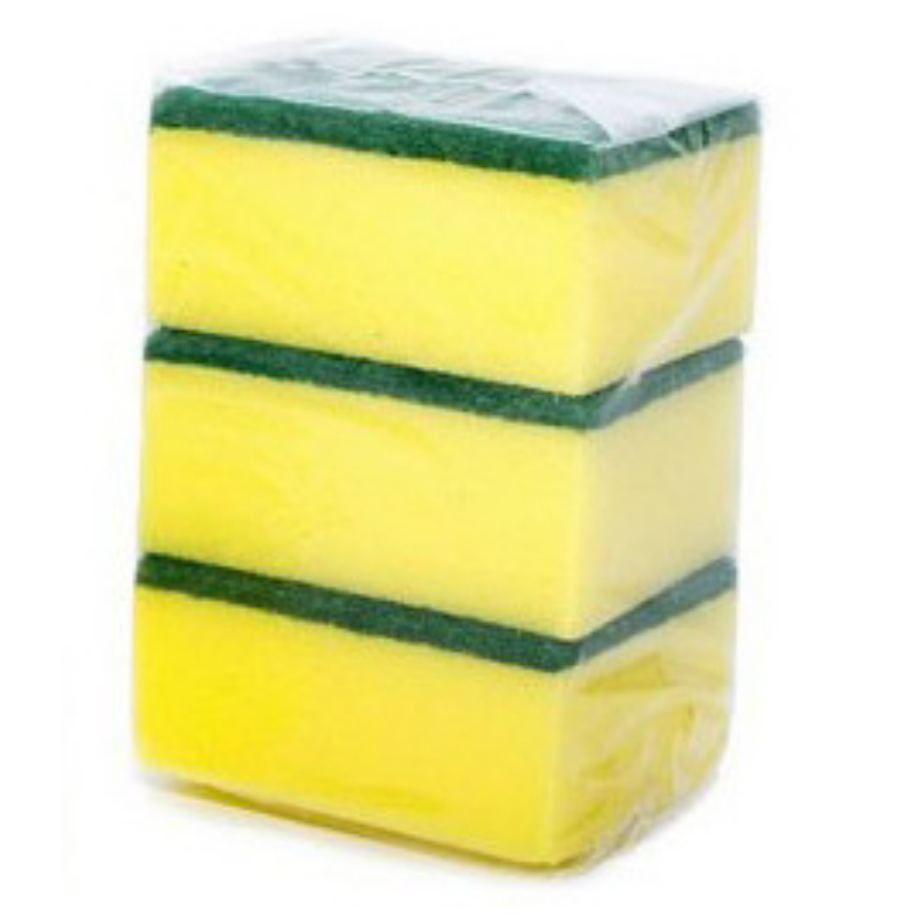 Sponge Scourers Pack of 3