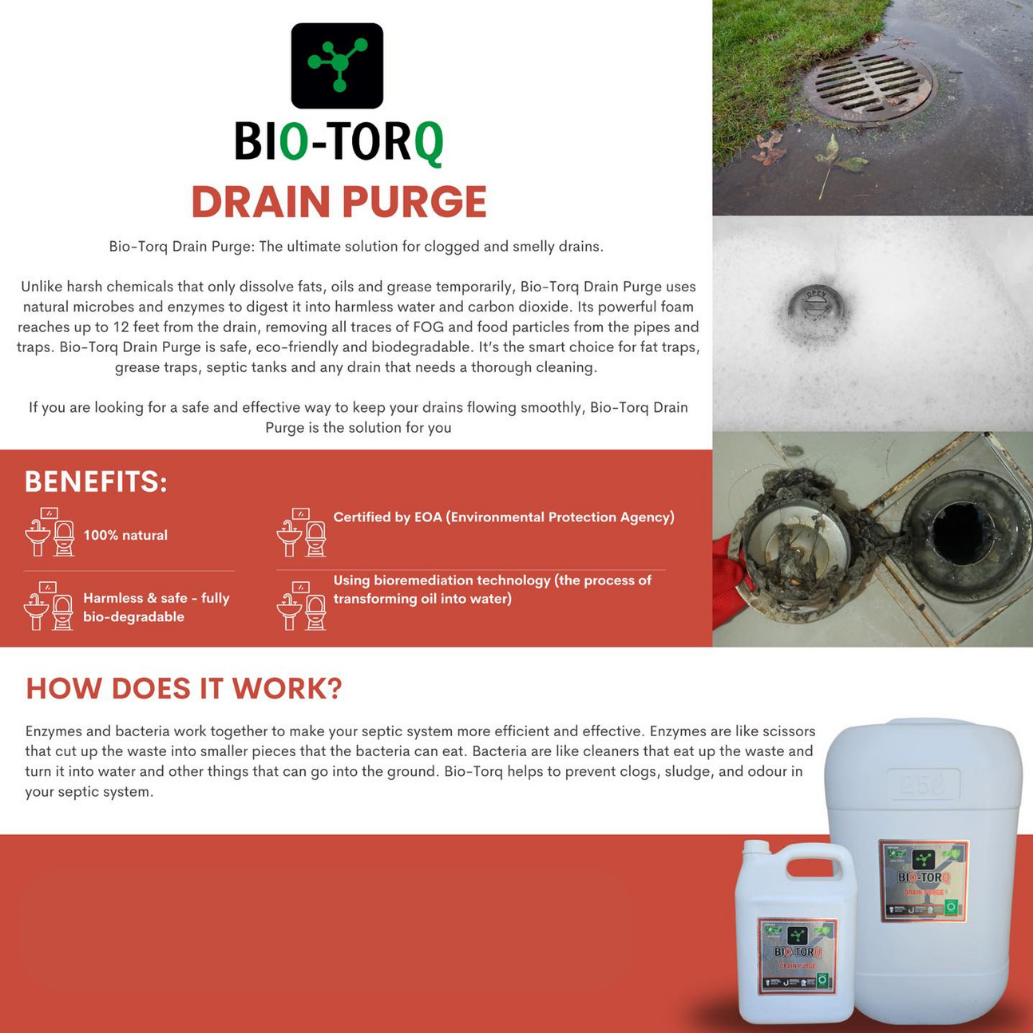 BIO-TORQ DRAIN PURGE